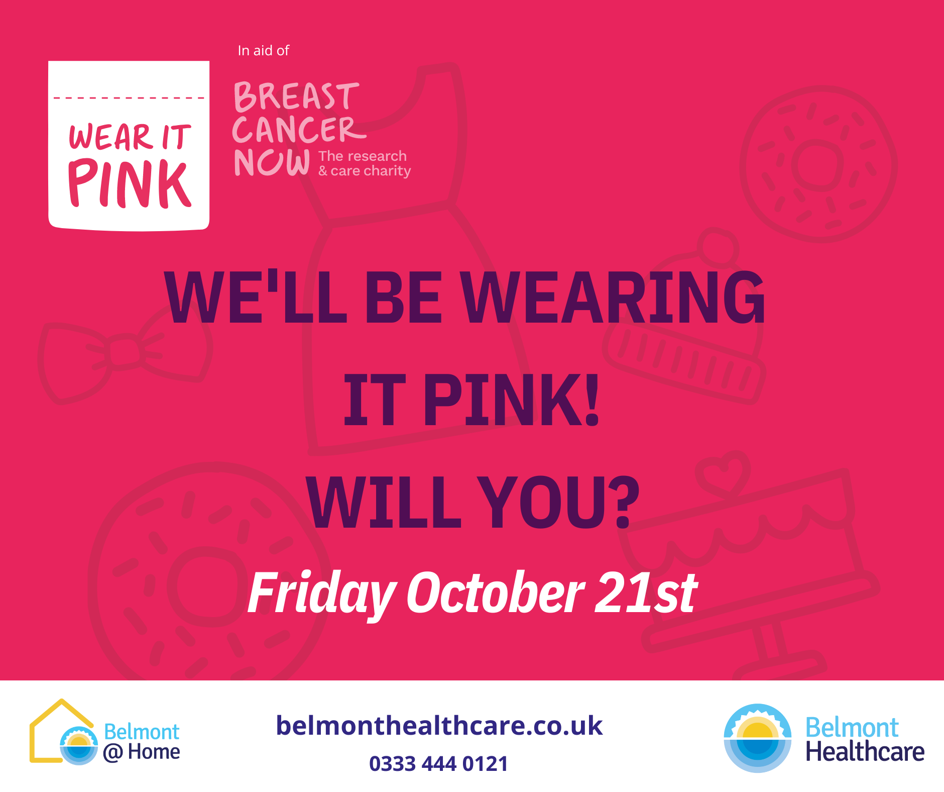 Wear it pink for cancer research