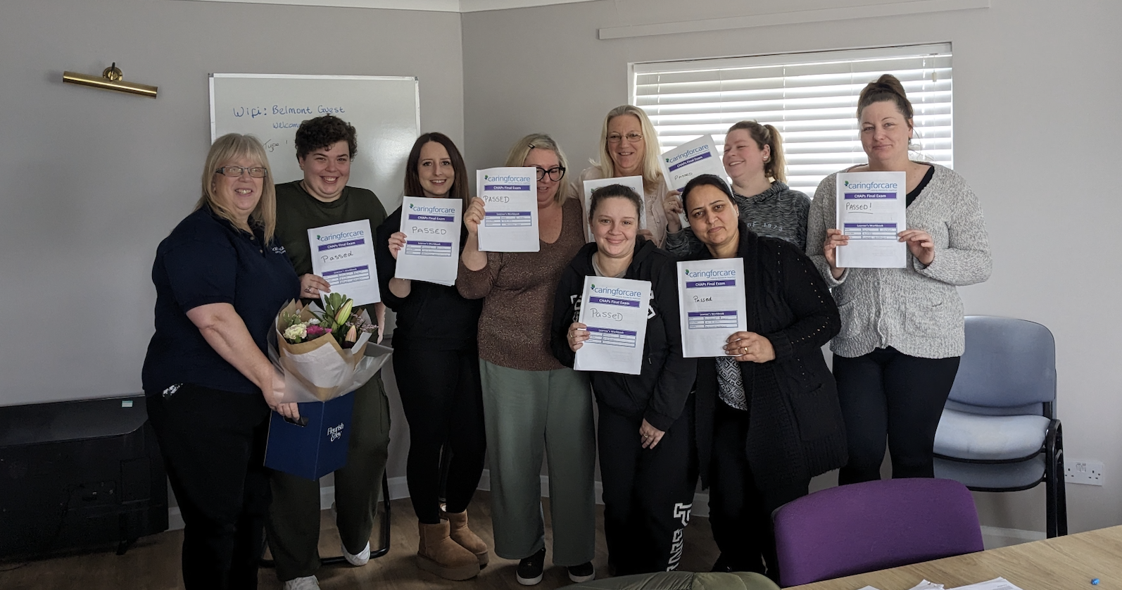 Care Home Staff Excel in Advanced Clinical Training Programme