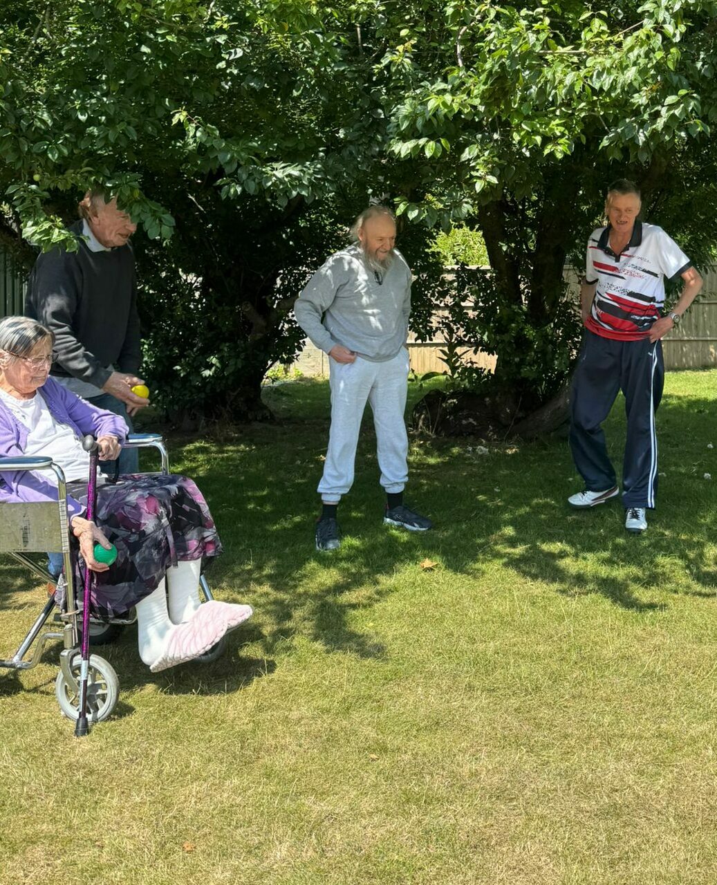 Residents at Madeira Lodge enjoying some activities