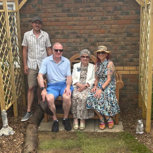 A photo of a recent community garden project